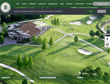 Tablet Screenshot of golfclubcromstrijen.nl